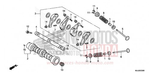 ARBRE A CAMES/SOUPAPE NC700SDE de 2014